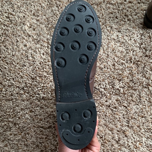 Men’s Size 11 D Allen Edmonds Brown Leather Weatherproof Dalton Wingtip Boots - Picture 5 of 8